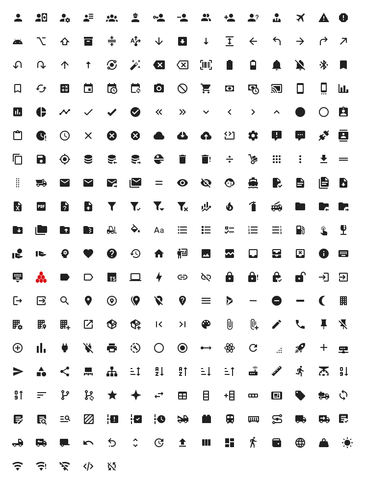 Katoen Natie Icon Set